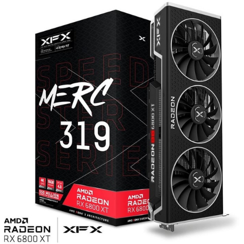 XFX Speedster MERC 319 AMD Radeon RX 6800 XT Black