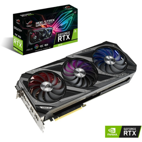 ASUS ROG Strix GeForce RTX 3070 V2 OC met LHR